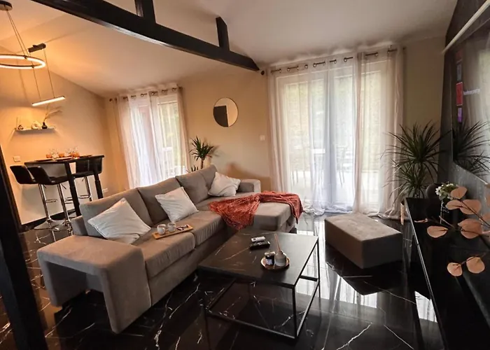 La Prestige Avec Sauna Netflix Jardin Apartmán *